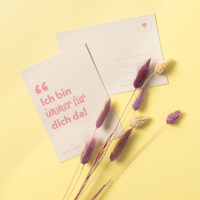 Ich bin für dich da! – Postkarten