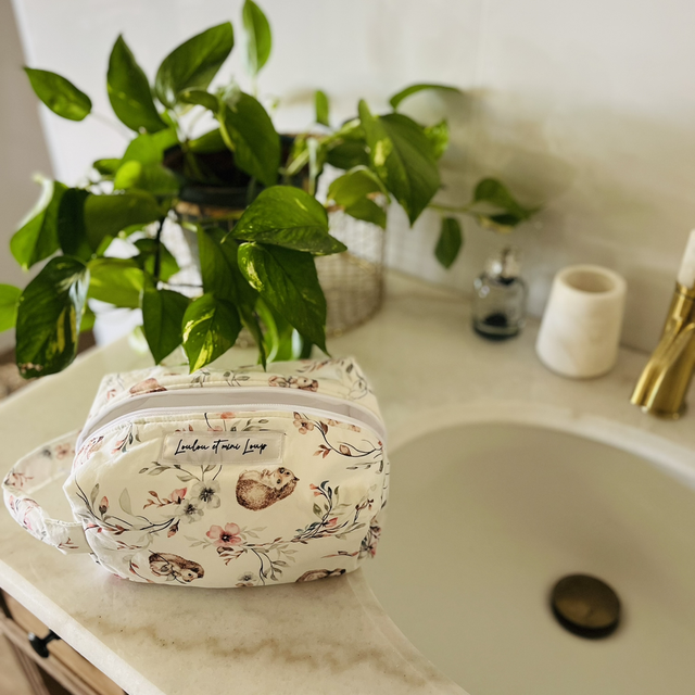 Trousse de toilette grand format "Hérisson"