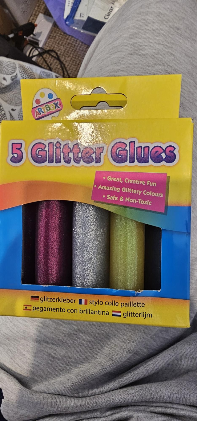 Glitter Glue 5 Pack 