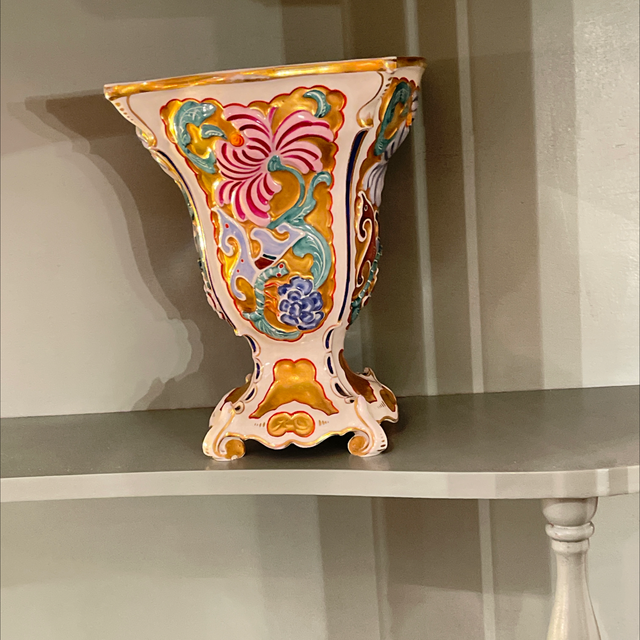  Art Déco Vase Majolika / Jardiniere