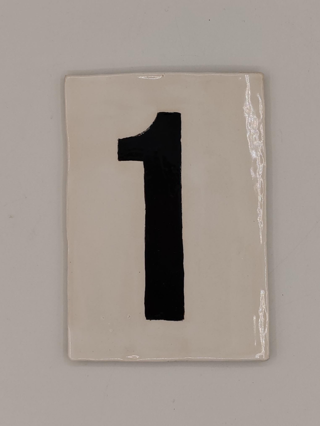 Plaque de maison numérotées