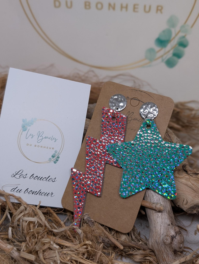 Boucles d'oreilles Asymétrique zk102