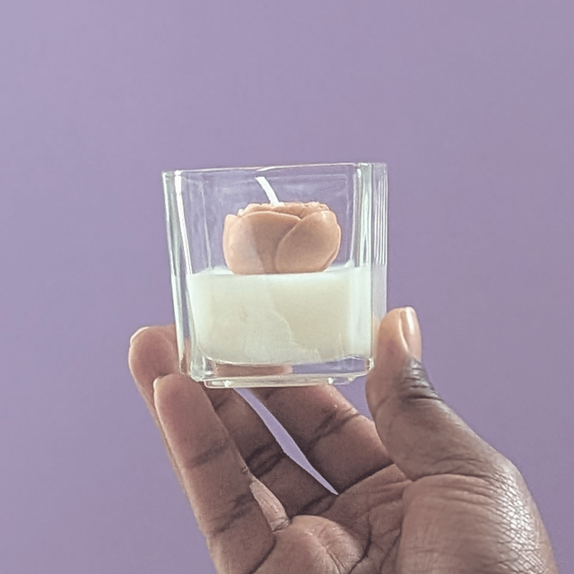 Bougie en verre – Vanille