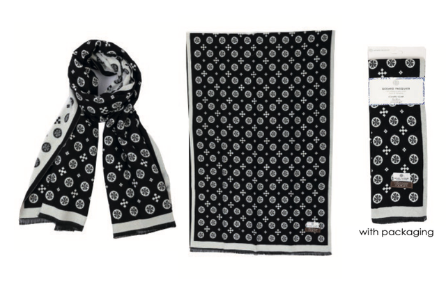 Foulard en Laine à Motif - Gérard Pasquier