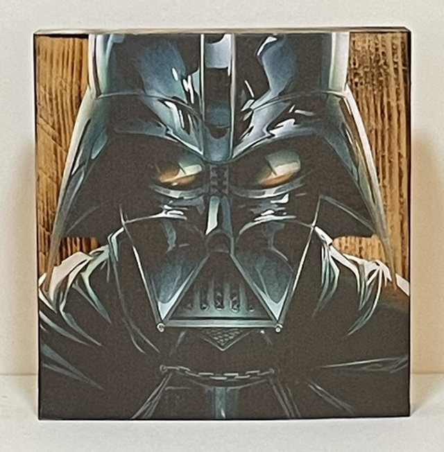 Holzblock Darth Vader geflämmt - Jane Framer 