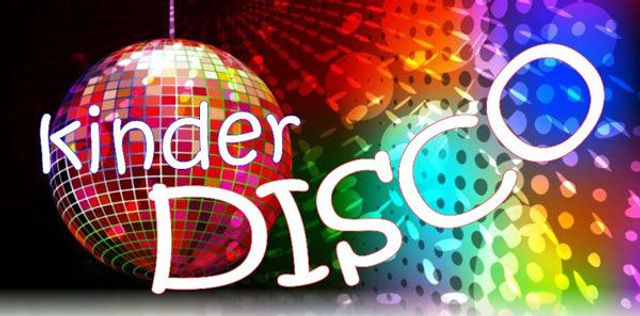Kinderdisco 4- 8 jaar (18.00-19.00 uur)