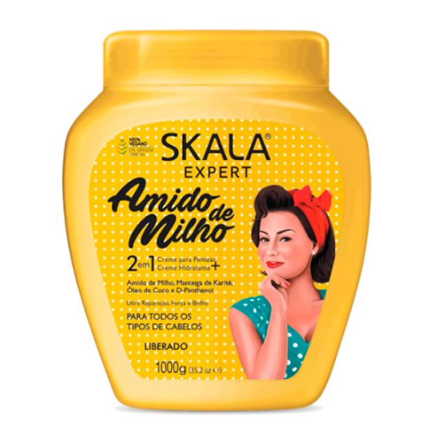Creme capilar 2 em 1 Amido de Milho 1 kg- Skala