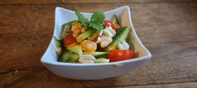 Salade de concombre thaïe 