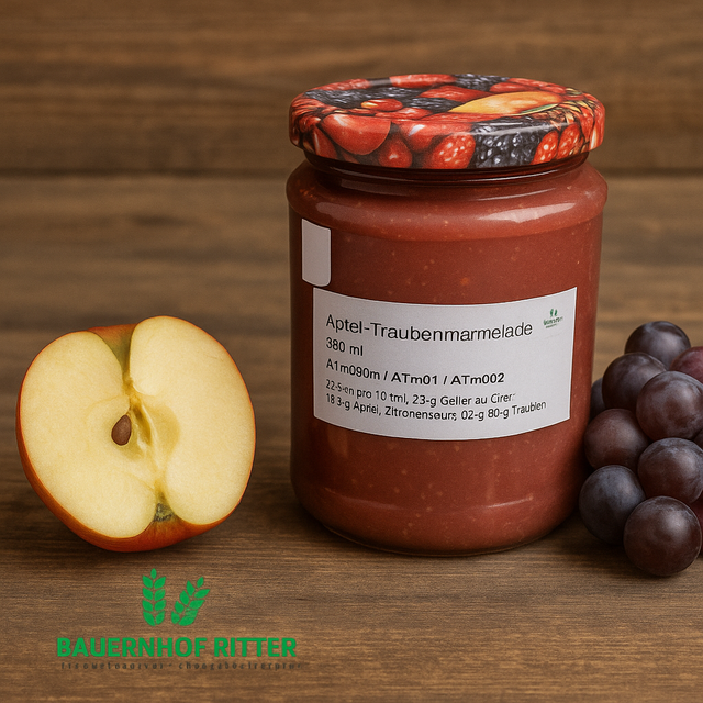 Apfel-Traubenmarmelade 390 ml