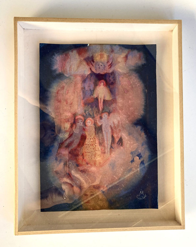 "Mélancholie des ors d'automne" encadré