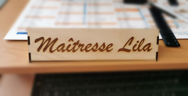 Chevalet de bureau à personnaliser