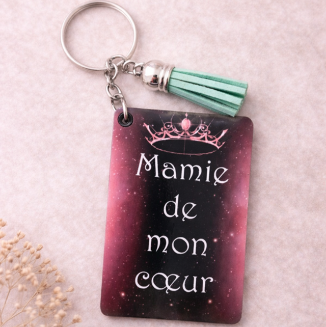 Porte clef - Mamie de mon coeur 