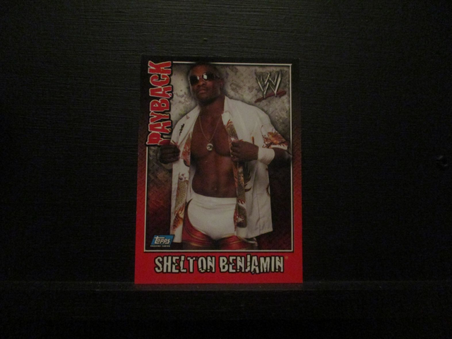 Shelton Benjamin - Payback Original Trading Card #14