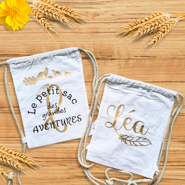 Sac en toile - Le petit sac des grandes aventures