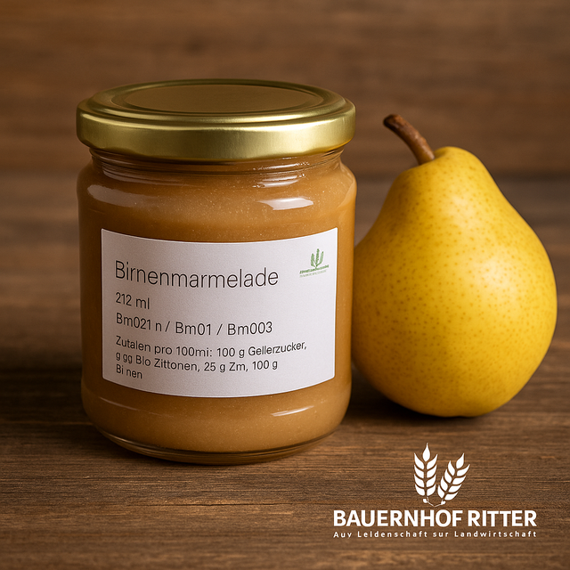 Birnenmarmelade 212 ml