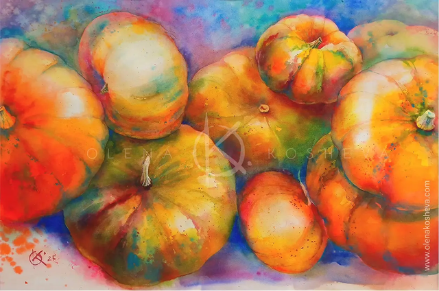 The Rainbow Pumpkins / original