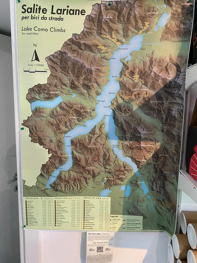 Lake Como Climbs Scratch Map