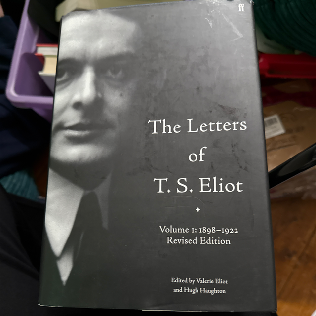 The Letters of TS Elliot