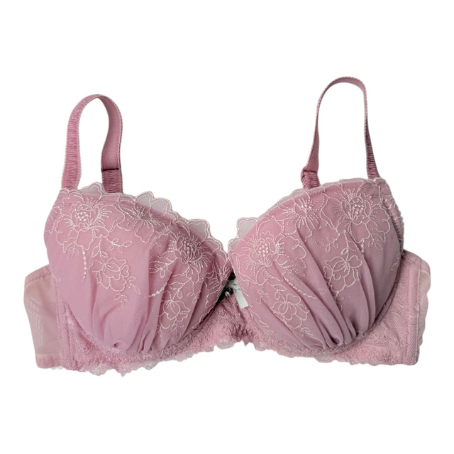 Purple/mauve floral Japanese Bra UK 32C   