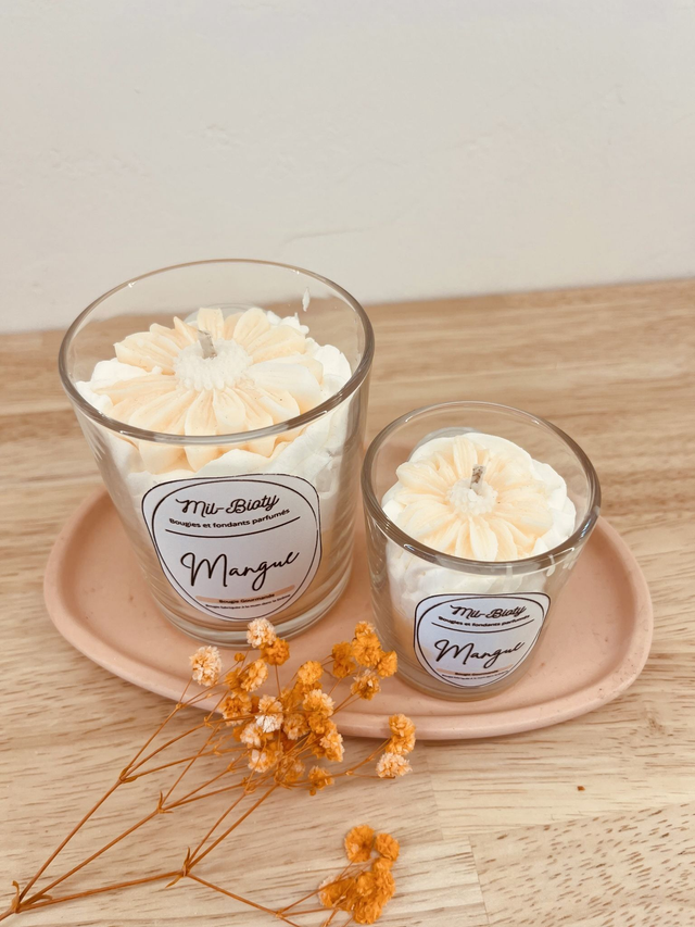 Bougie gourmande : Mangue