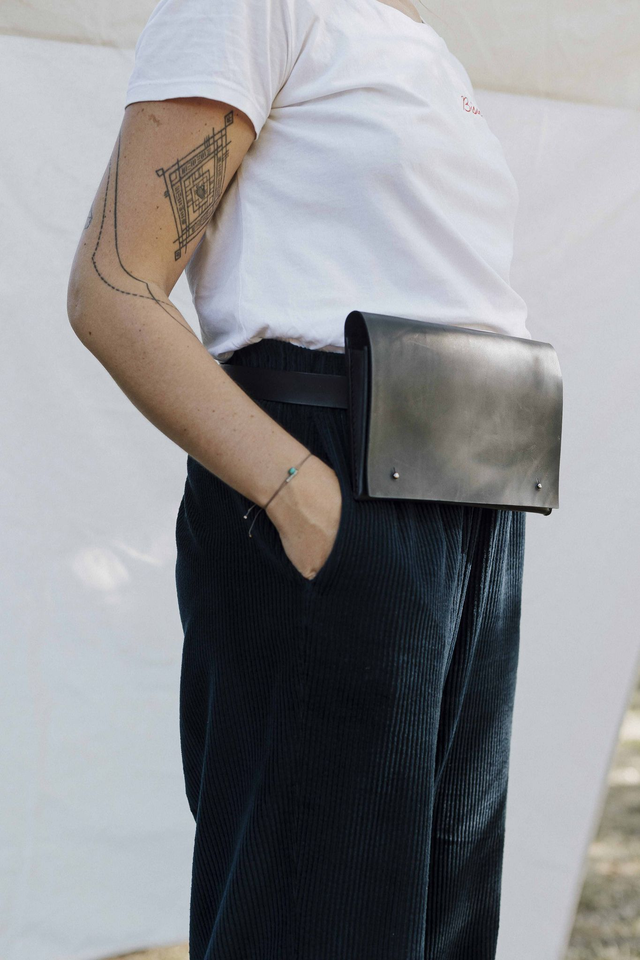 SAOIRSE - shoulder leather bag - EN