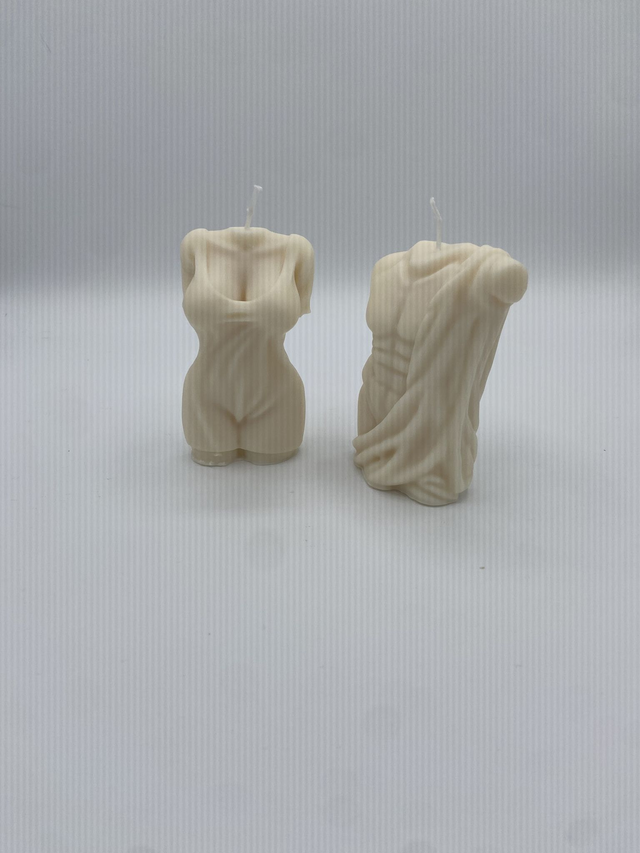 Bougie femme drapé 🌸