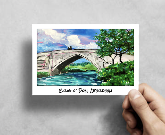 X10 Postcards - Brig O' Don, Aberdeen (40p per unit)