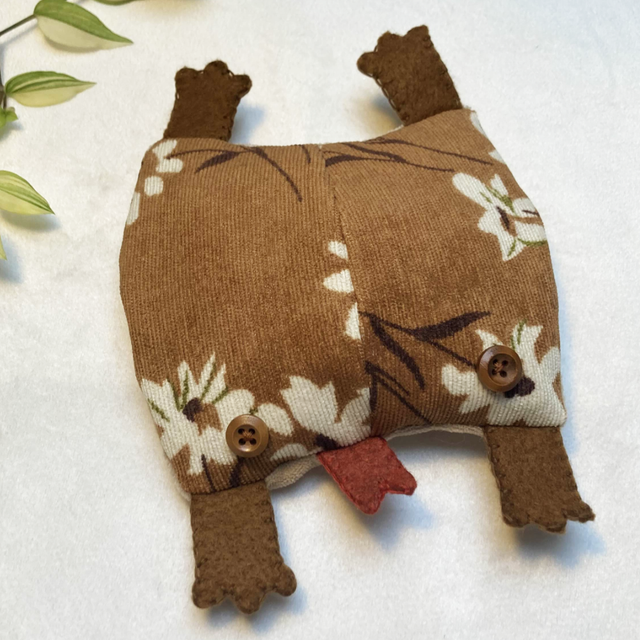 Bouillotte crapaud velours