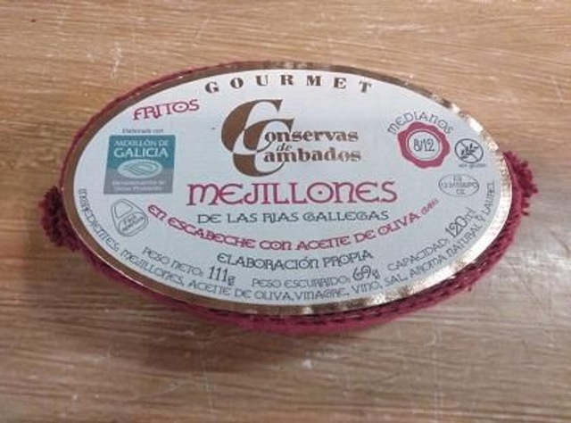 Mejillones de las Rías Gallegas CONSERVAS DE CAMBADOS