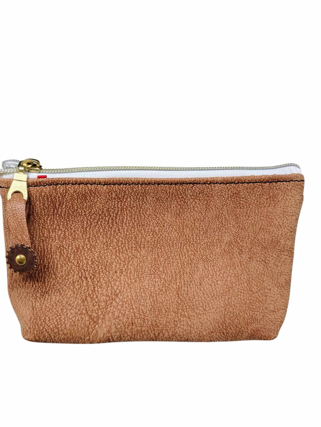 Trousse ou pochette - marron vintage