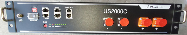 Batterie US2000C PylonTech 2,4kWh 48V 50Ah