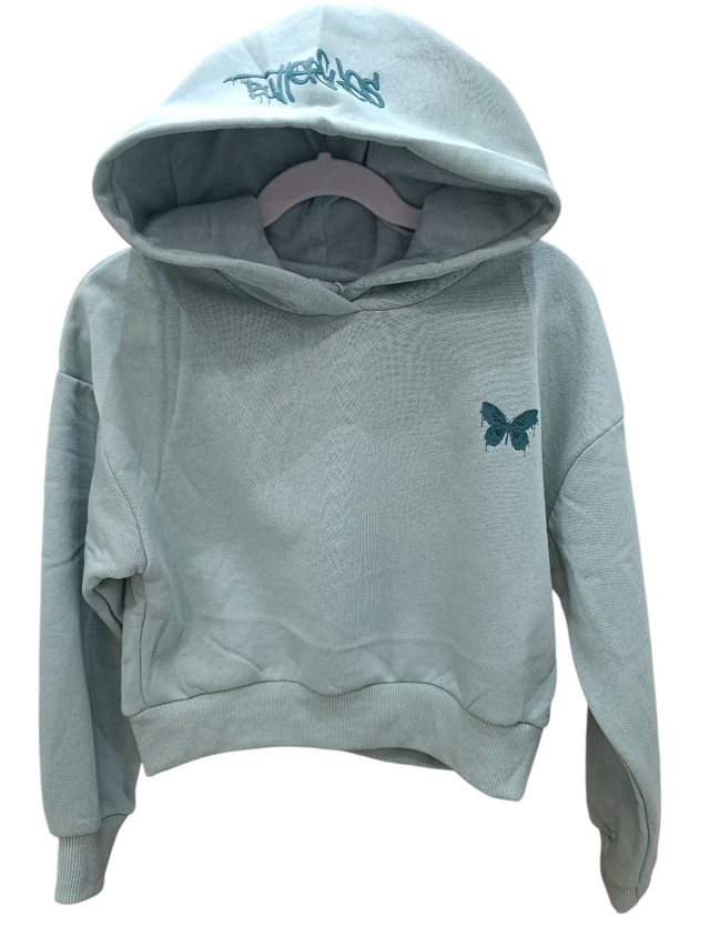 Sweat capuche vert