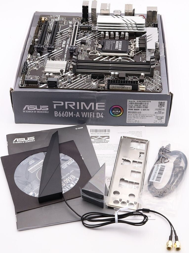 02.2.0056 – Scheda Madre ASUS Prime B660M‑A WiFi D4 – Micro‑ATX business per Intel 12ª/13ª/14ª Gen