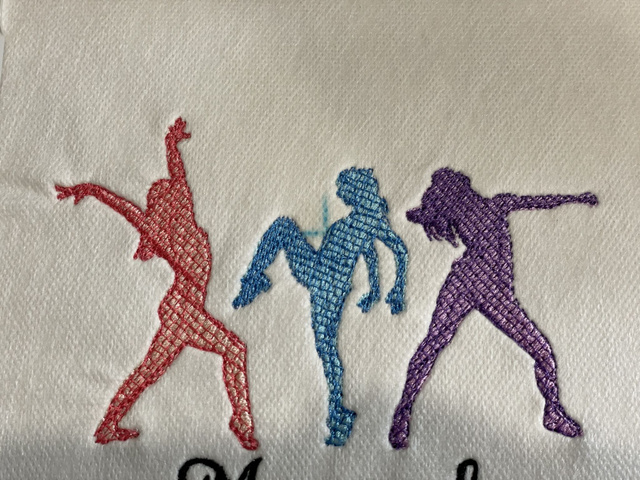 fichier broderie Zumba - 4 Tailles / 12 Formats