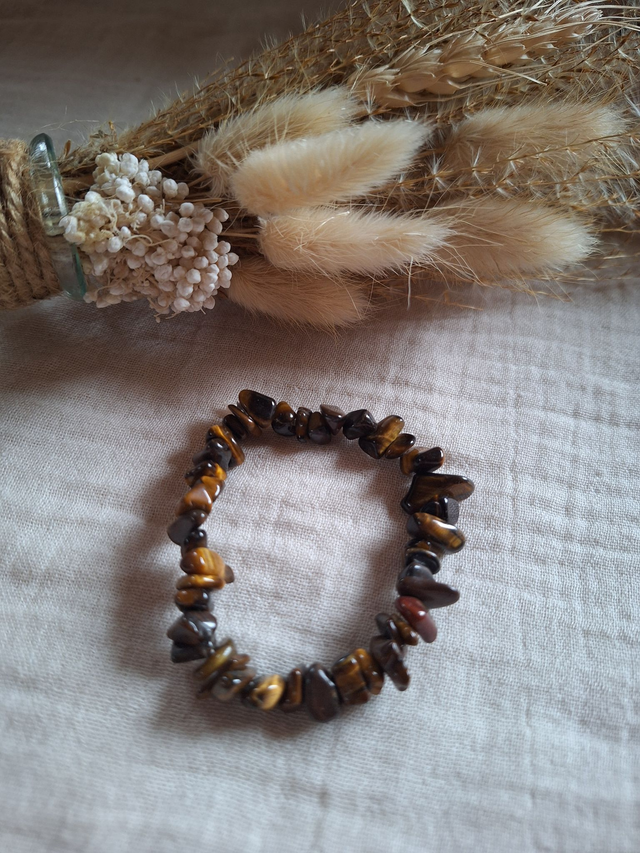Bracelet chips Oeil de Tigre