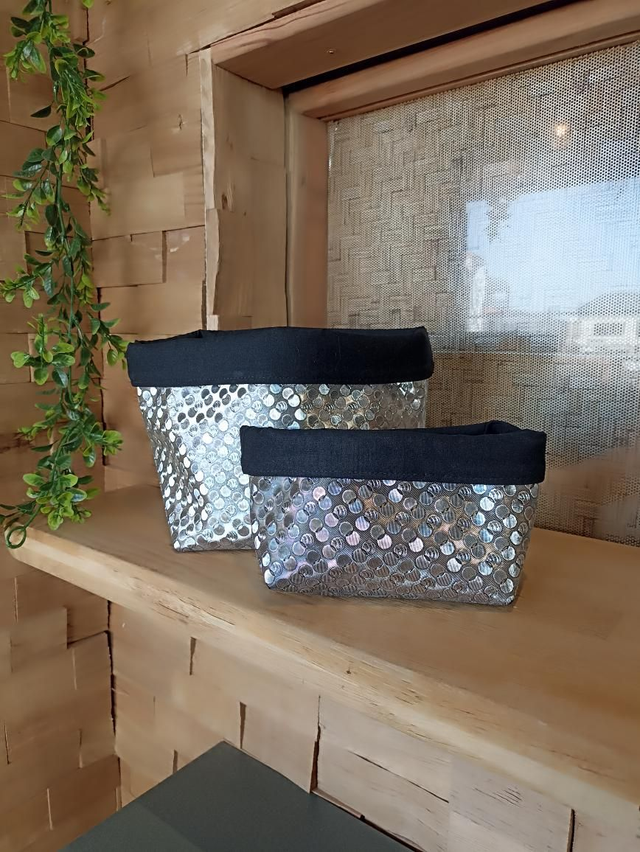 Ensemble de deux paniers - Paillettes