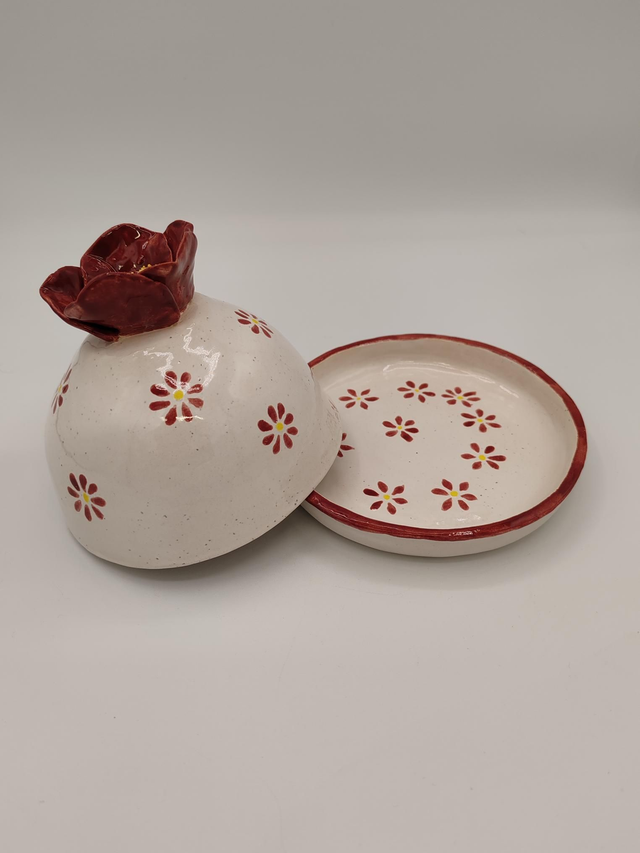 Beurrier fleur rouge