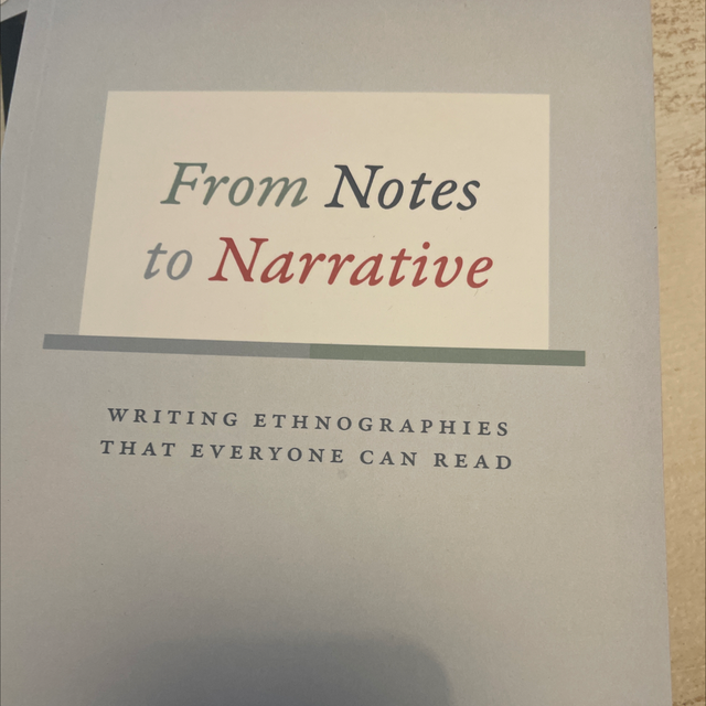 From Notes To Narratives Kristen Ghodsee