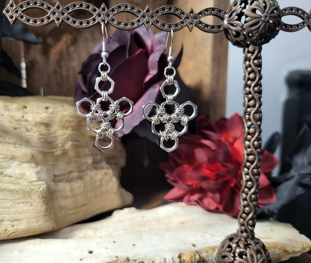 Boucles d'Oreilles "Nexus Metalys"