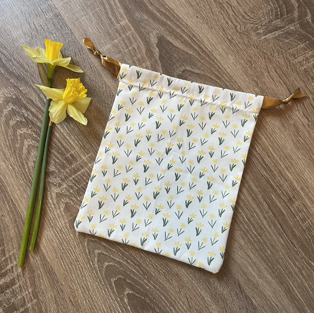 Heather Drawstring Bag