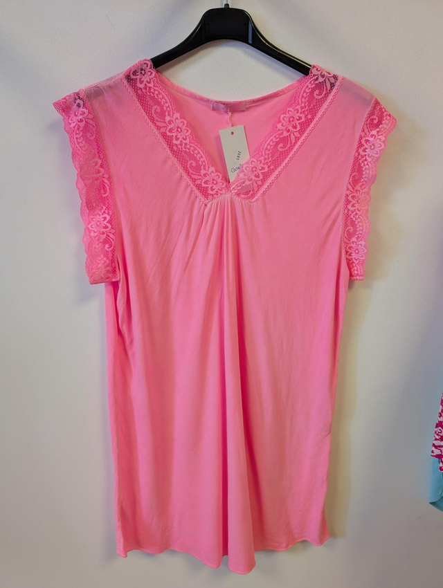 Top Canelle rose TU 42/48