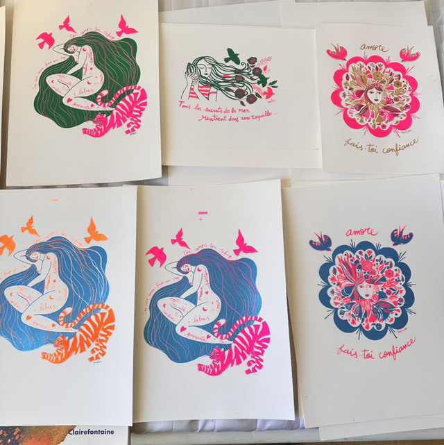 Affiches en sérigraphie 2x3