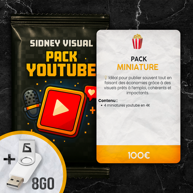 PACK YOUTUBE MINIATURE