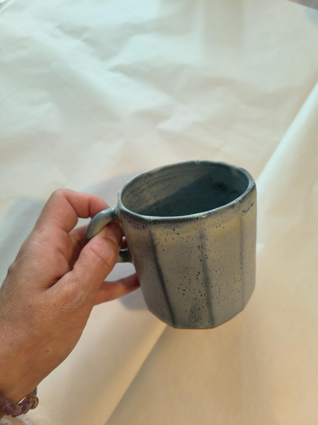 Grande tasse thé facettée