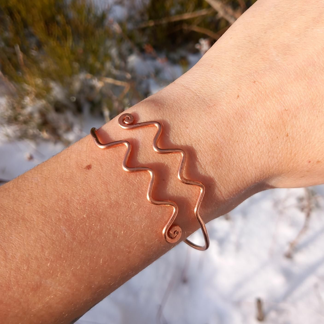 ♒️ Bracelet Cuivre Verseau