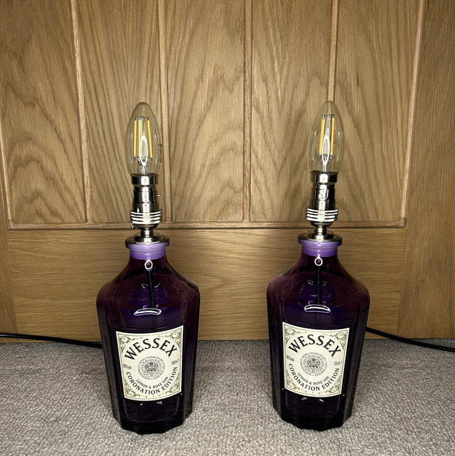 Gin Bottle Lamps