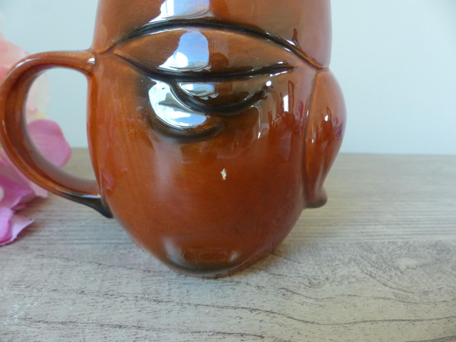 Ancien Mug Hibou en Céramique Goebel – Allemagne de l’Ouest | Tasse Vintage Années 60 – Pièce Rare de Collection