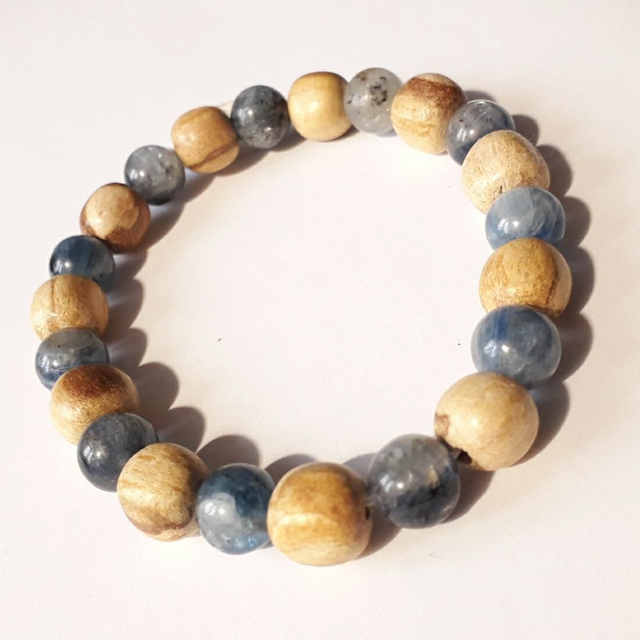 Kyanite Palo Santo Bracelet 