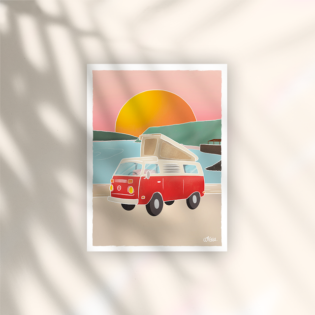 Argia I Combi van Guethary - Affiche papier 250G