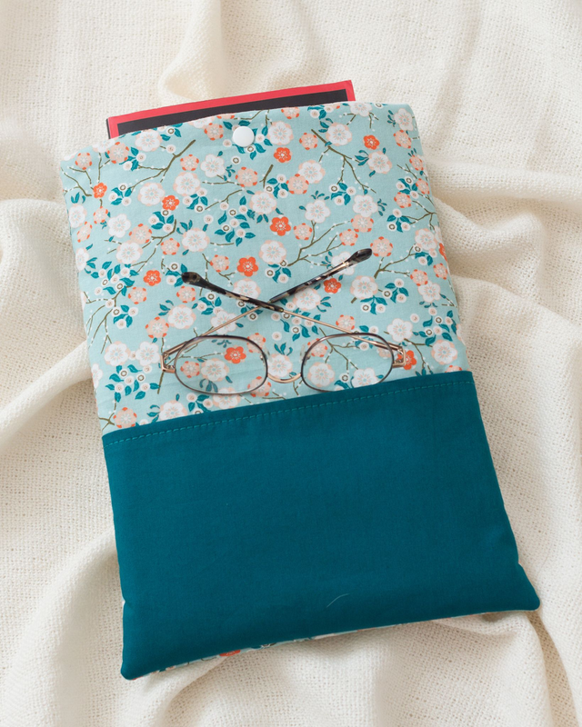 Pochette à livre Sakura - Grand format avec poche